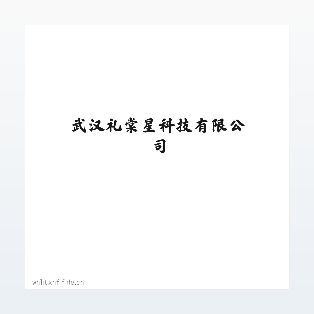 武汉礼棠星科技有限公司 方图